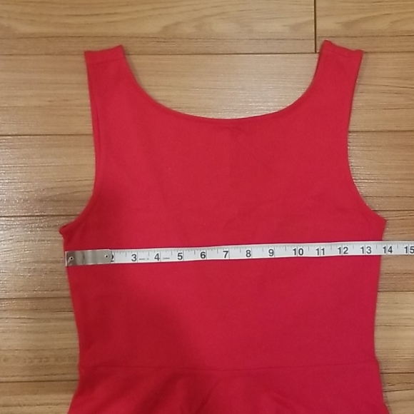 Low Back Skater Dress with Back Bow - Picture 3 of 7